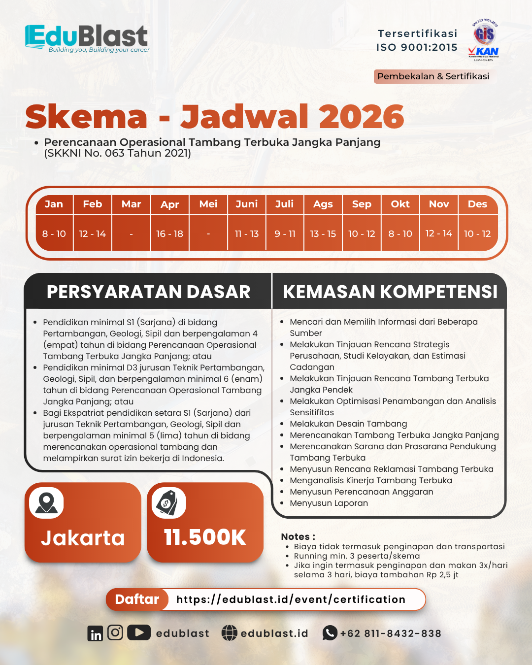 Pembekalan Perencanaan Operasional Tambang Terbuka Jangka Panjang