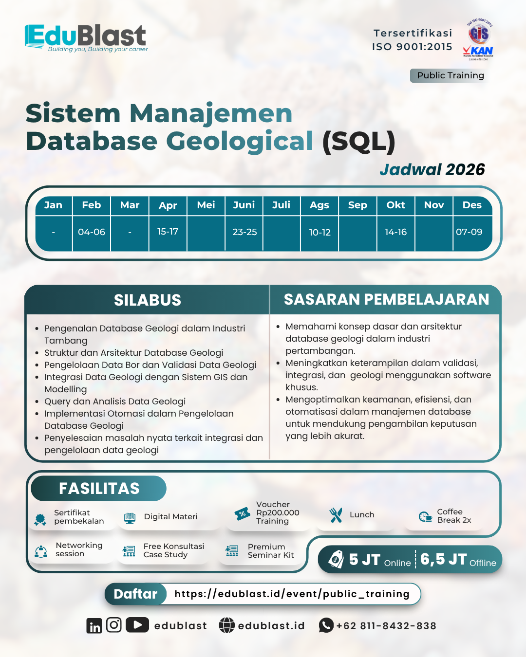 Sistem Manajemen Database geologi Menggunakan SQL
