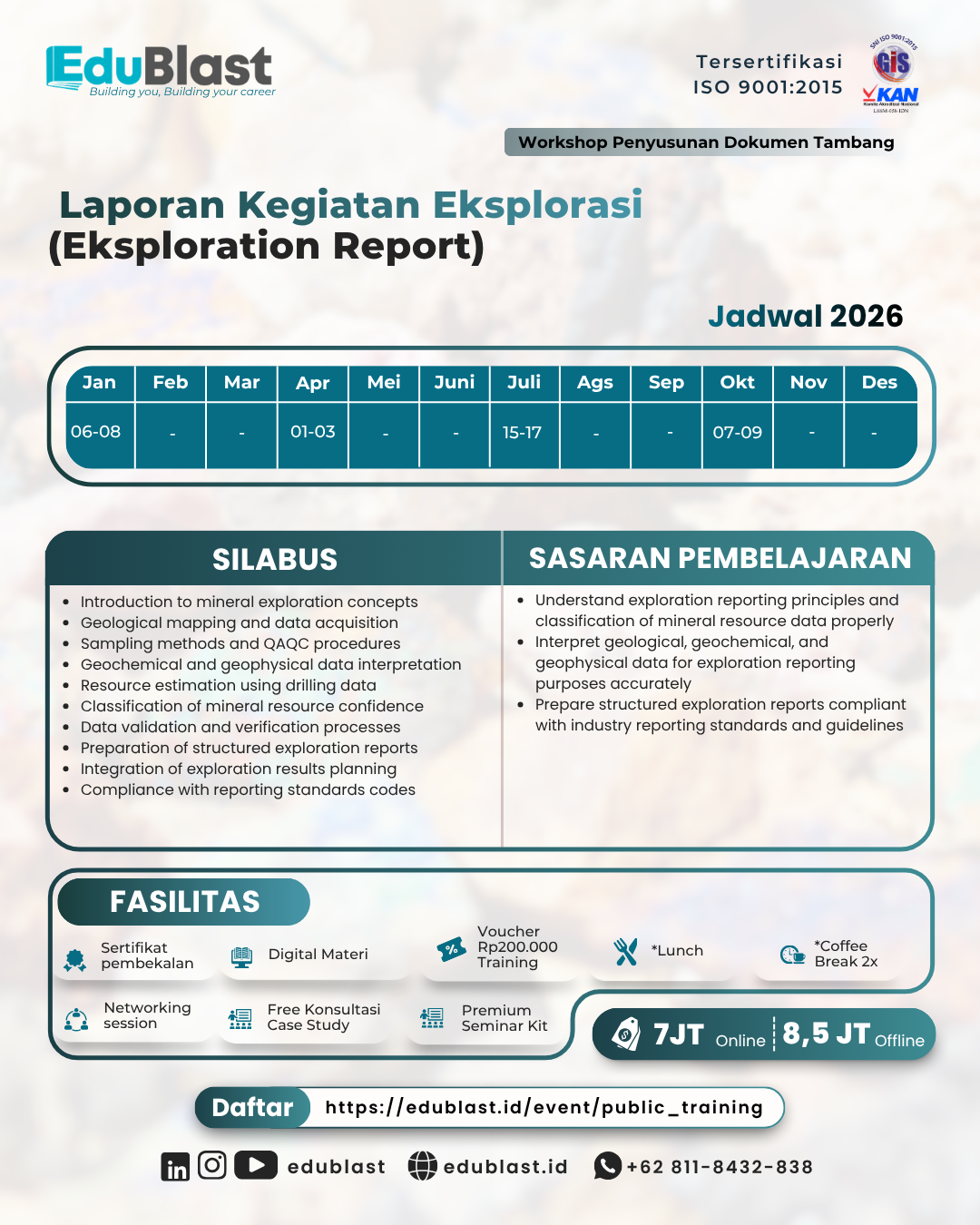 Laporan Kegiatan Eksplorasi (Exploration Report)