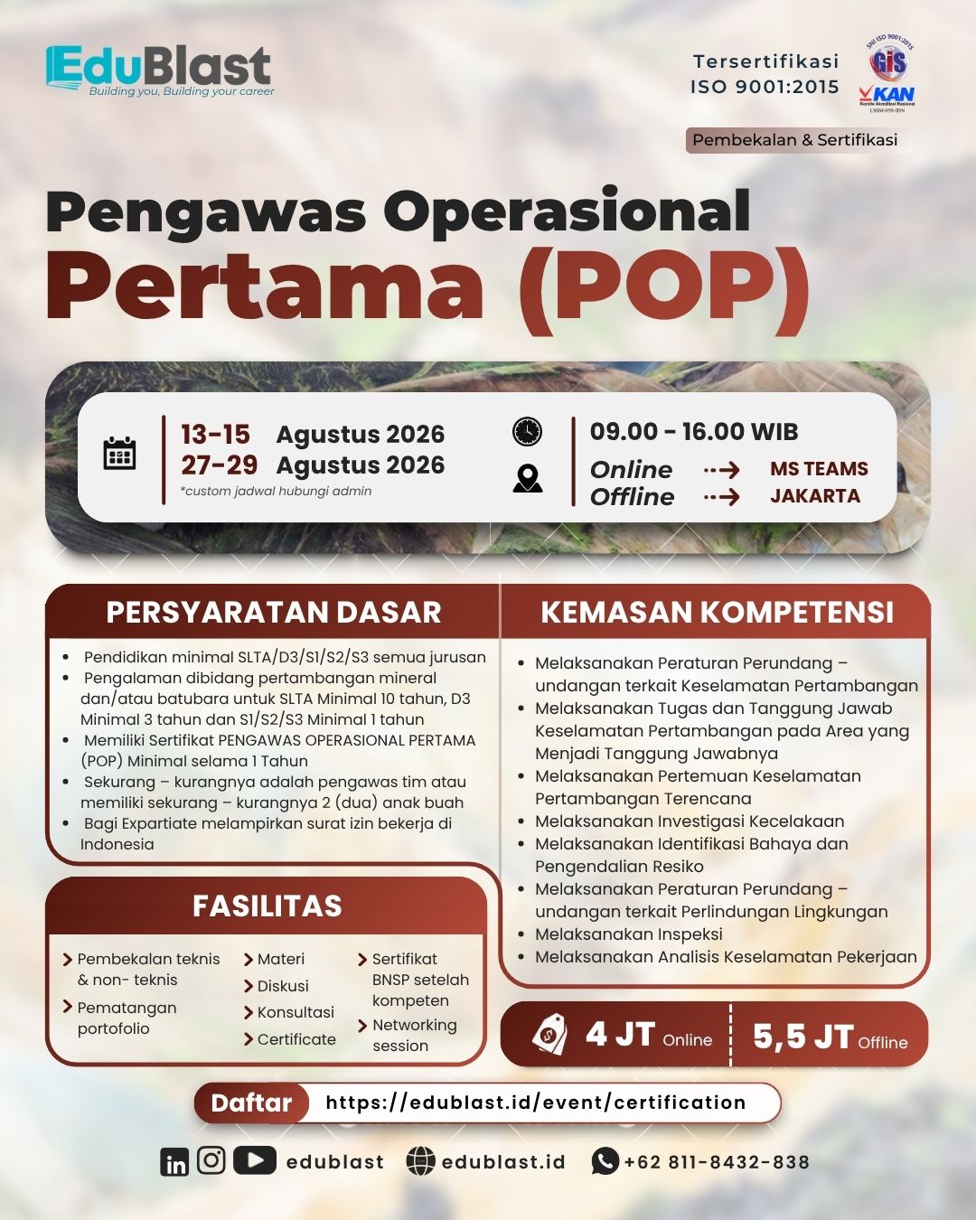 Pengawas Operasional Pertama (POP)