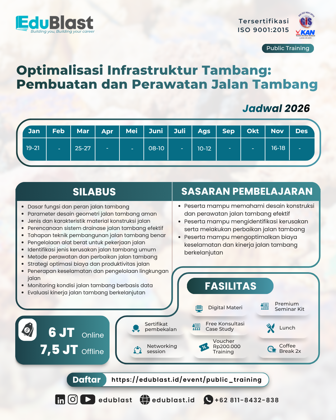 Optimalisasi Infrastruktur Tambang - Pembuatan dan Perawatan Jalan Tambang