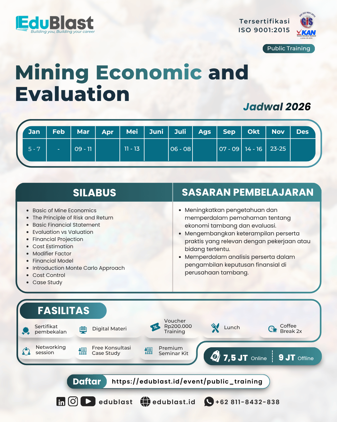 Mining Economics and Evaluation