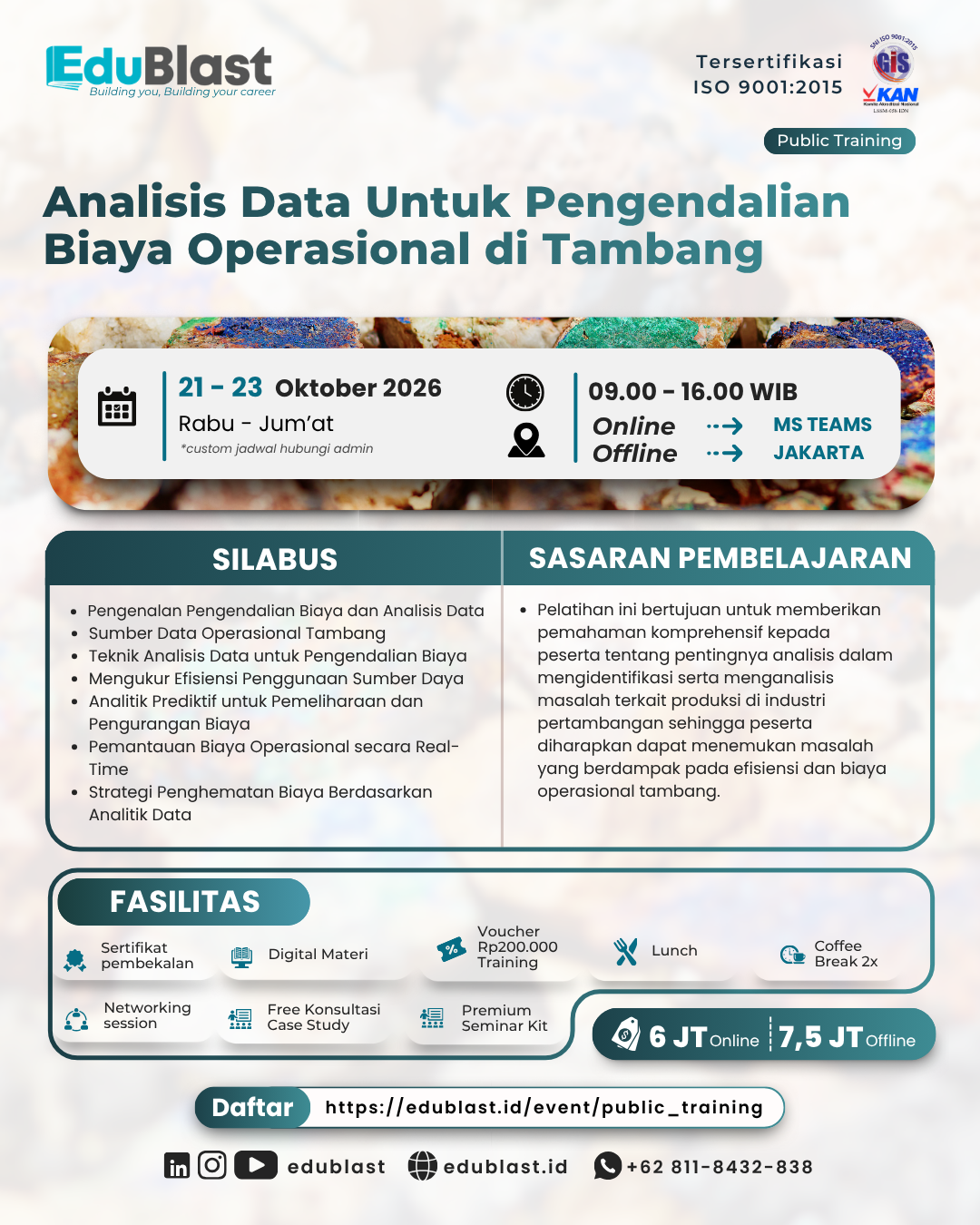 Analisis Data untuk Pengendalian Biaya Operasional di Tambang